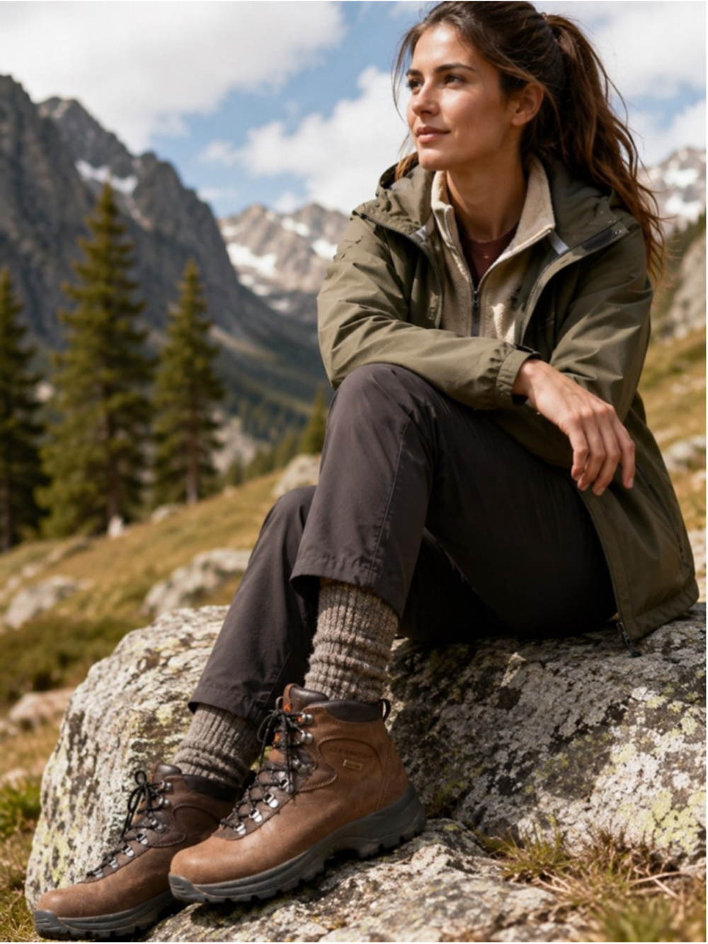 Garmont Boots Wmn US 8.5 EU 41 Gore-Tex Vibram Hiking Gorpcore Italy Brown Trail